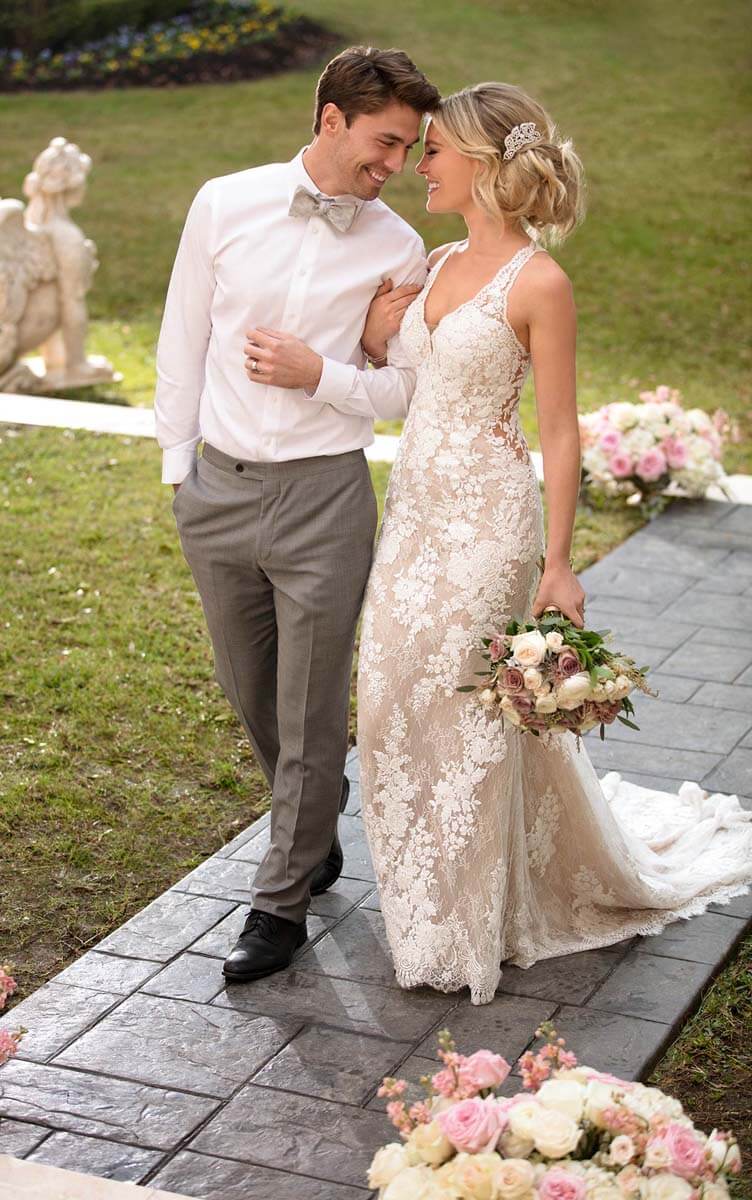 Fit and Flair Brautkleid 6933