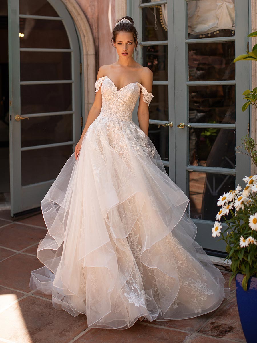 Moonlight Bridal H1428 Brautkleid