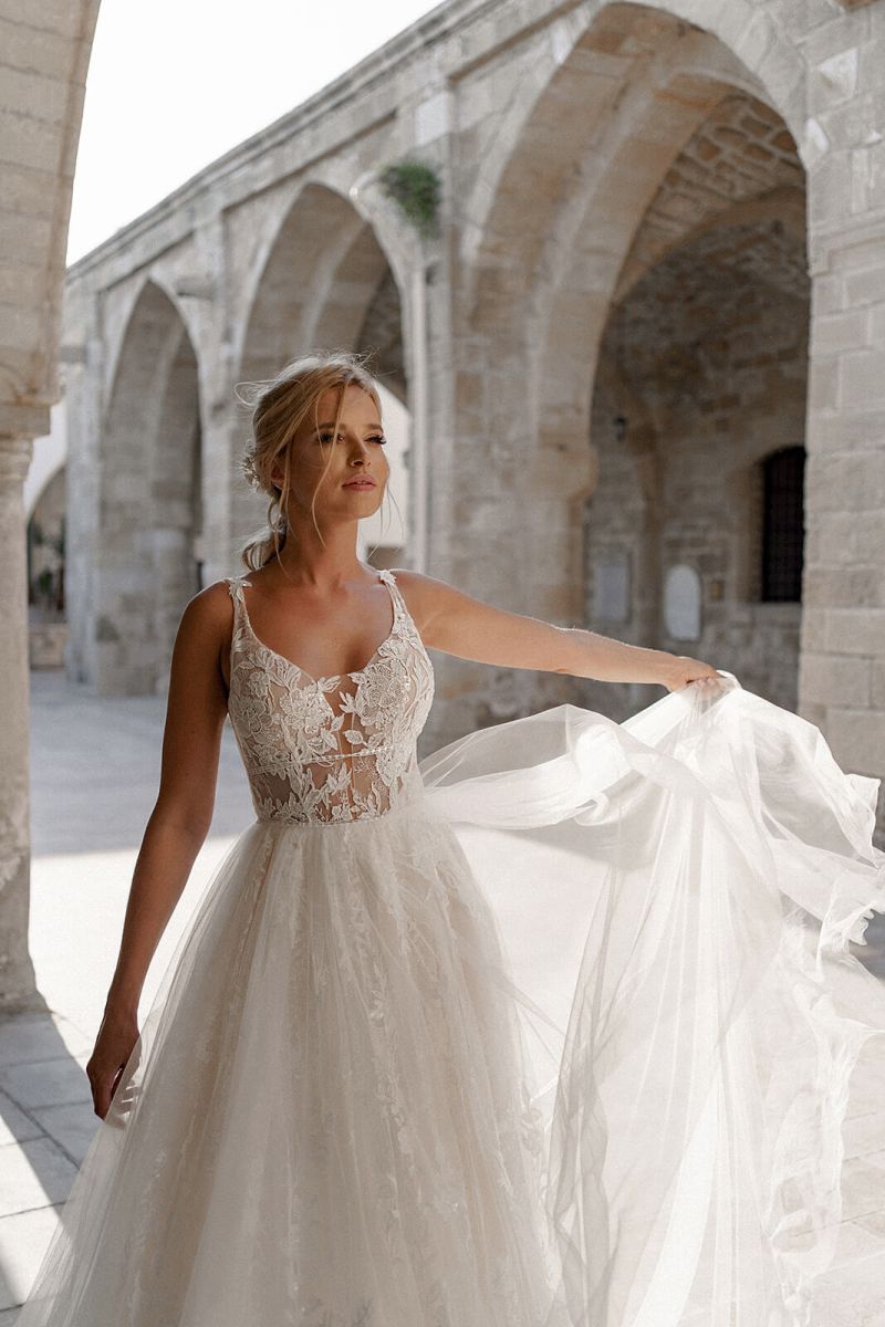 Dama Couture Rosa Brautkleid Hochzeitskleid