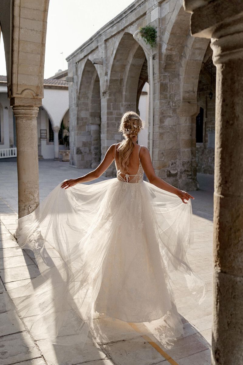Dama Couture Rosa Brautkleid Hochzeitskleid