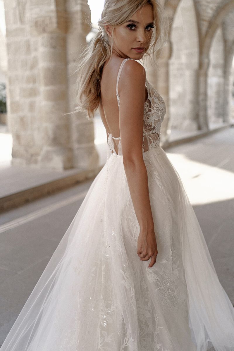 Dama Couture Rosa Brautkleid Hochzeitskleid