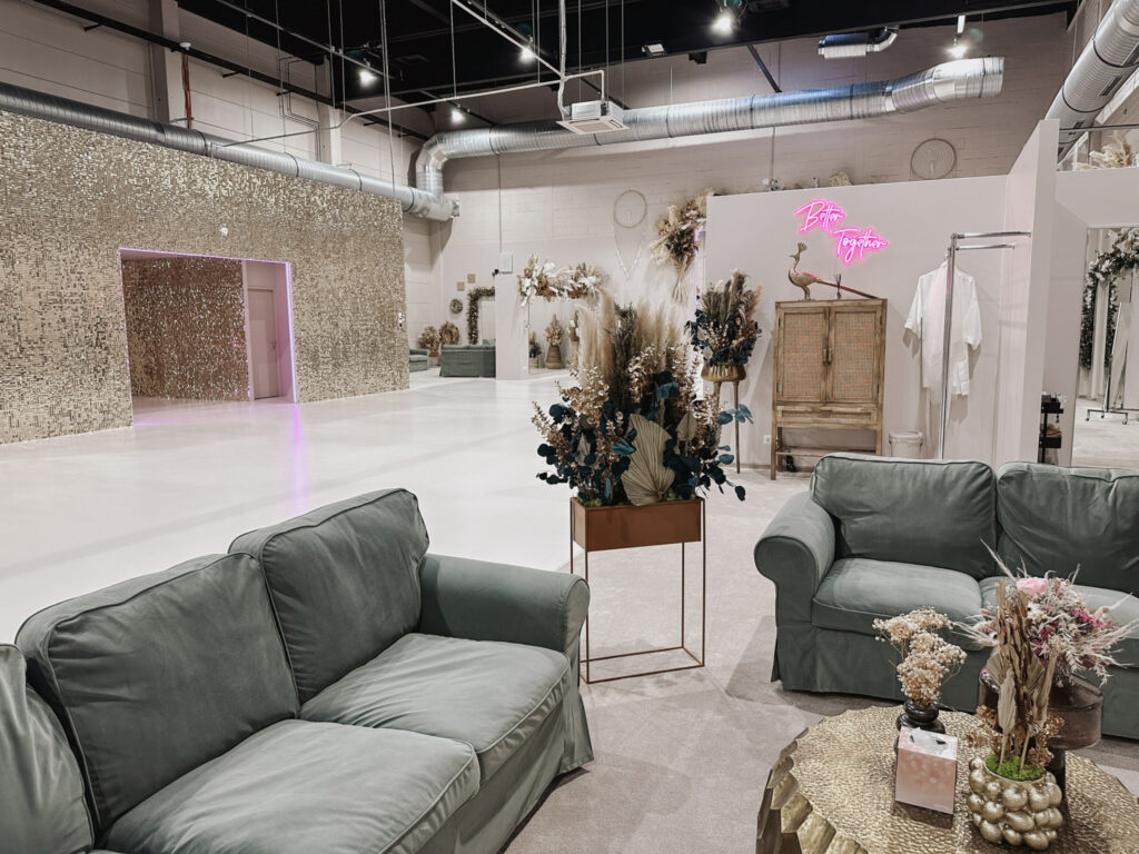 hochzeitsrausch Brautmoden München ANprobezimmer VIP-Catwalk-Termin