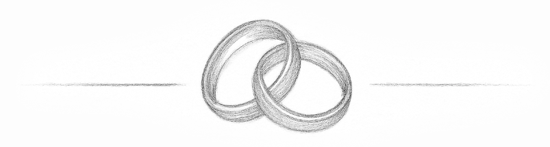 hochzeitsrausch Brautmoden - elegante Eheringe, symbolisch verbunden, ideal für einzigartige Hochzeiten