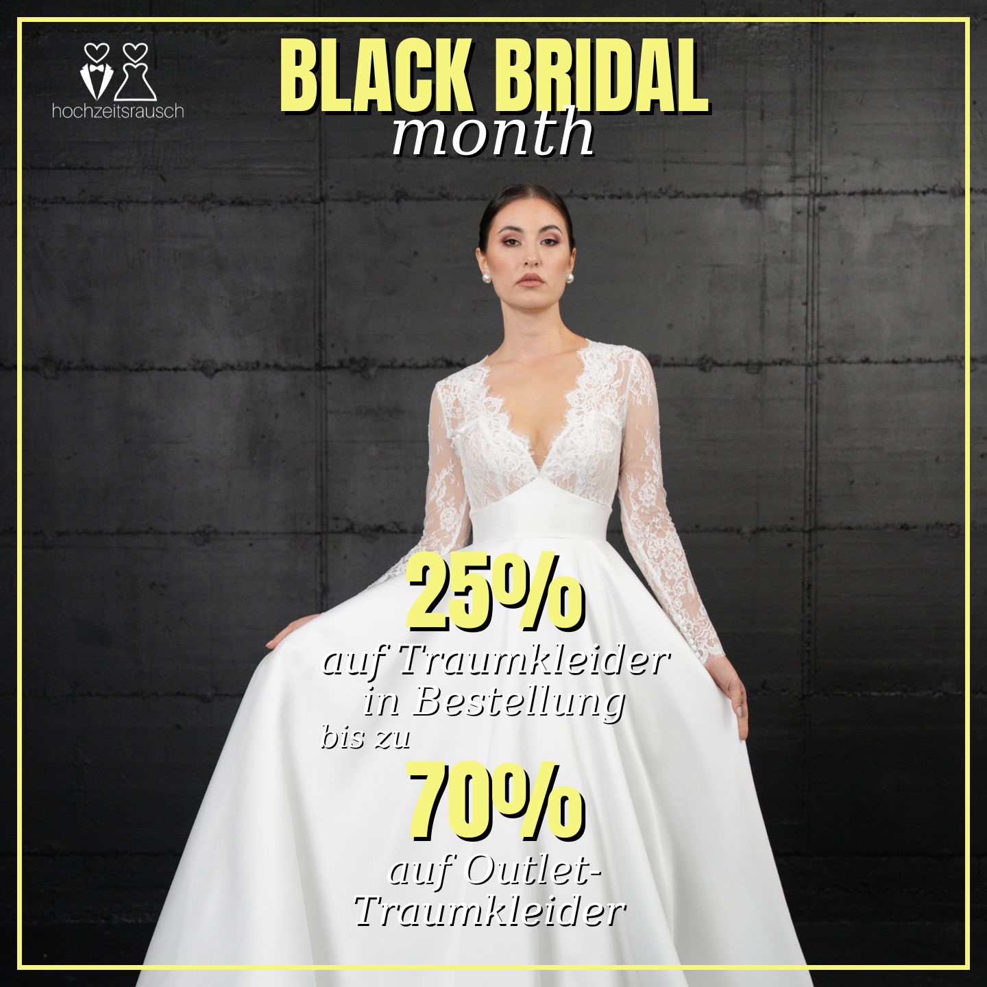Black Bridal Month hochzeitsrausch
