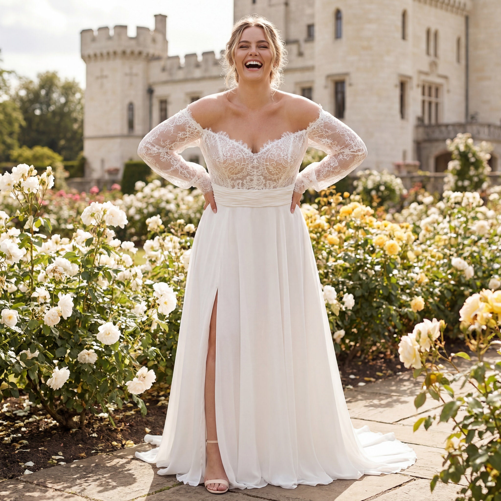 Plus Size Hochzeitskleid Bridonista