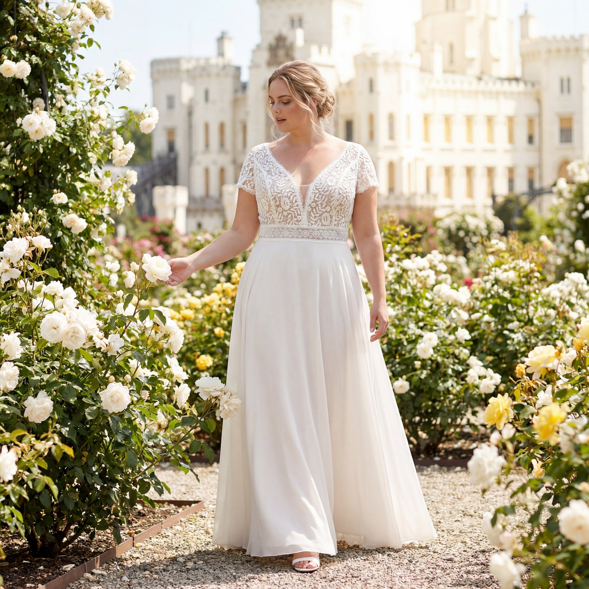 Plus Size Hochzeitskleid Bridonista