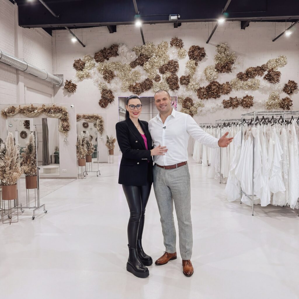 hochzeitsrausch Brautmoden Hochzeitshaus Rene Emser Sarah Stöbe