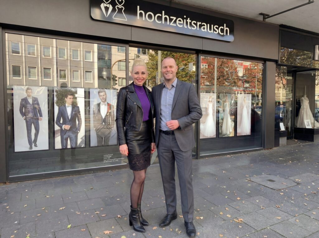 hochzeitsrausch Brautmoden Köln Hahnenstr.45 2016 Rene Emser Sarah Stöbe