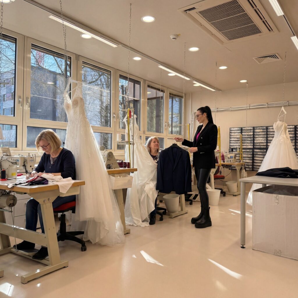 hochzeitsrausch Brautmoden München Atelier Änderungsschneiderei München Sarah Stöbe