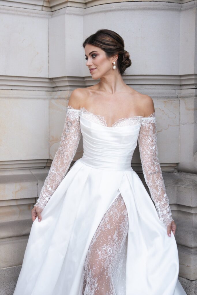 hochzeitsrausch Brautmoden Muenchen Dornach Aschheim Brautkleider Hochzeitskleider Anprobe Shoppingevent