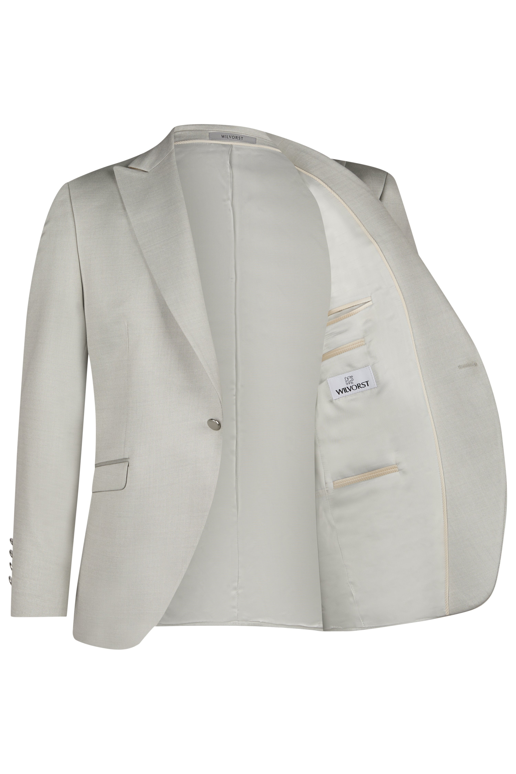 hochzeitsrausch Brautmoden - Wilvorst Bräutigam-Anzug in elegantem Beige mit klassischem Schnitt und feinem Innenfutter