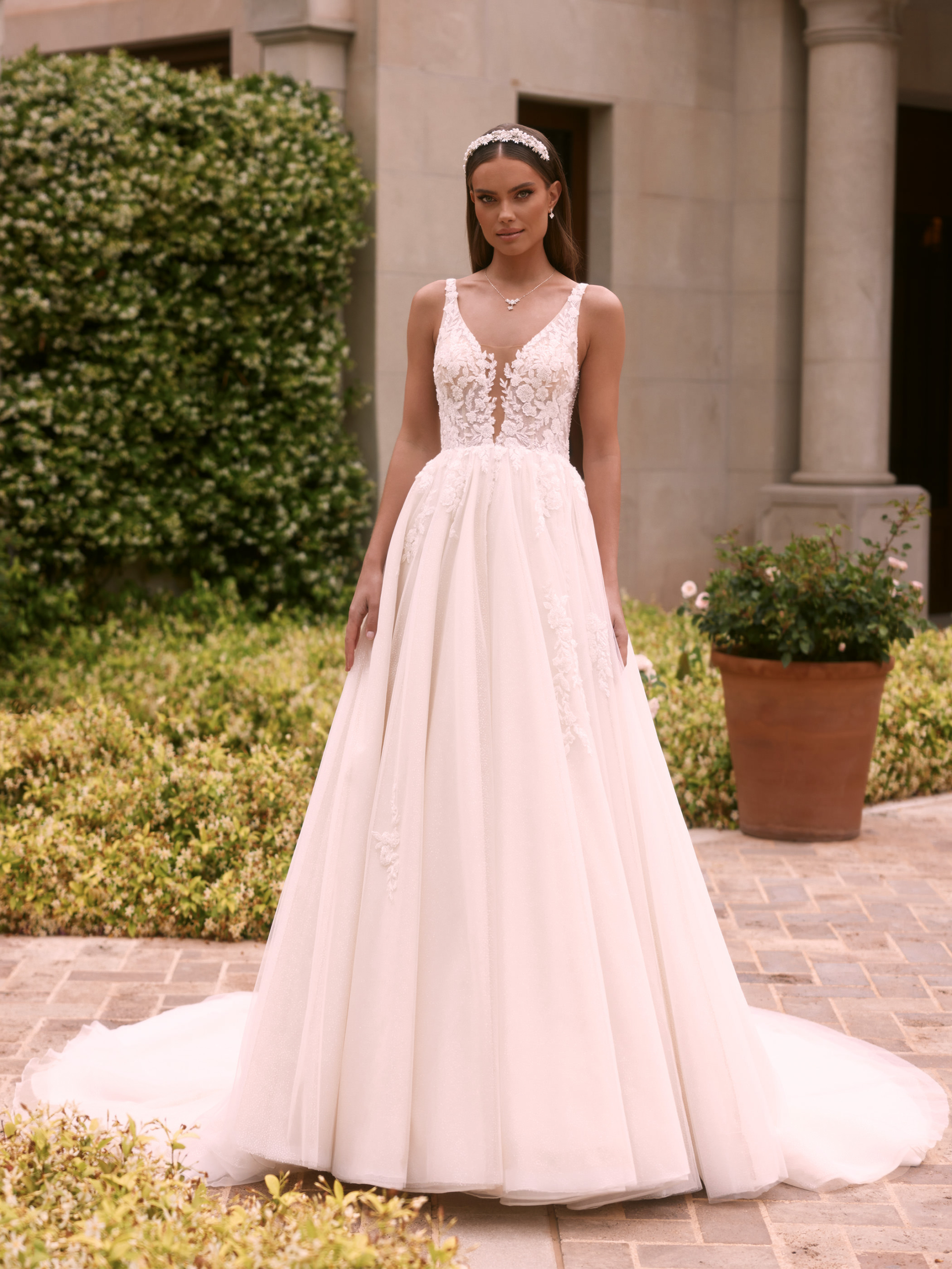 Bianco Evento Clorinde Hochzeitskleid