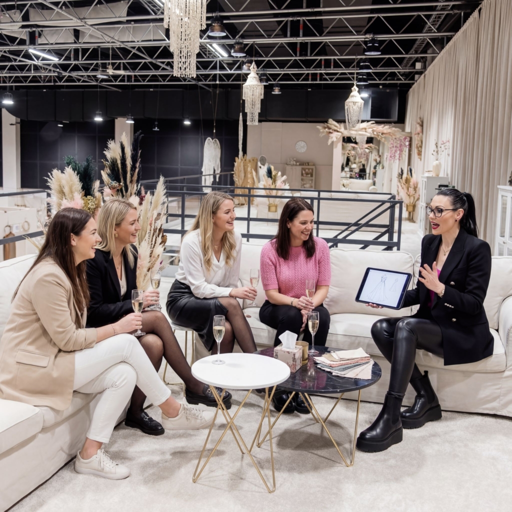 hochzeitsrausch Brautmoden Hochzeitskleid selbst verändern mit Designerin Sarah Stöbe
